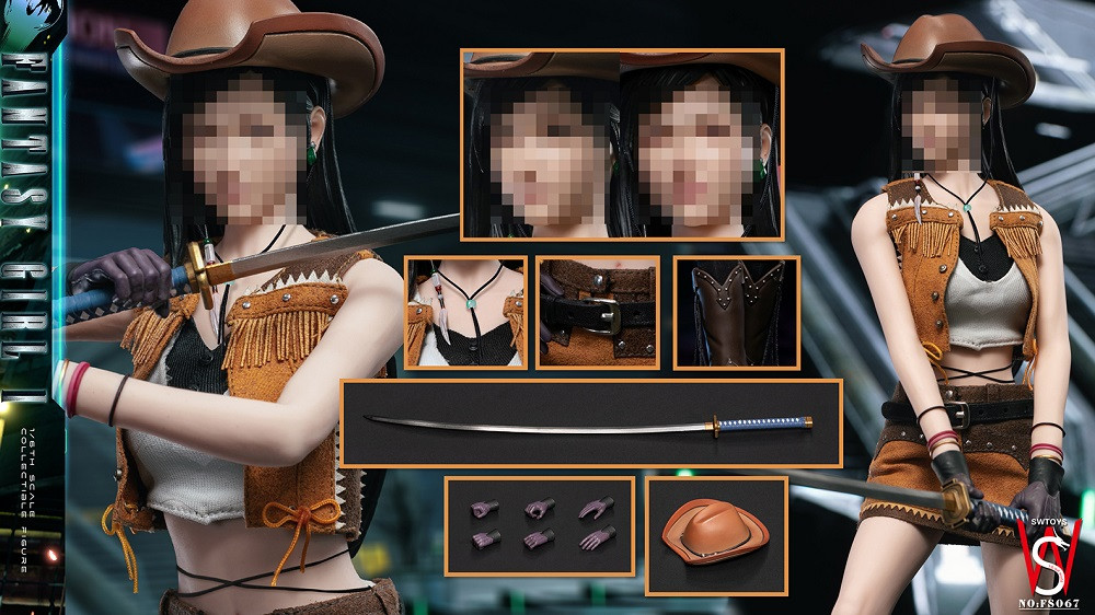 Swtoys FS066 1/6 Tifa Cow Girl Costume