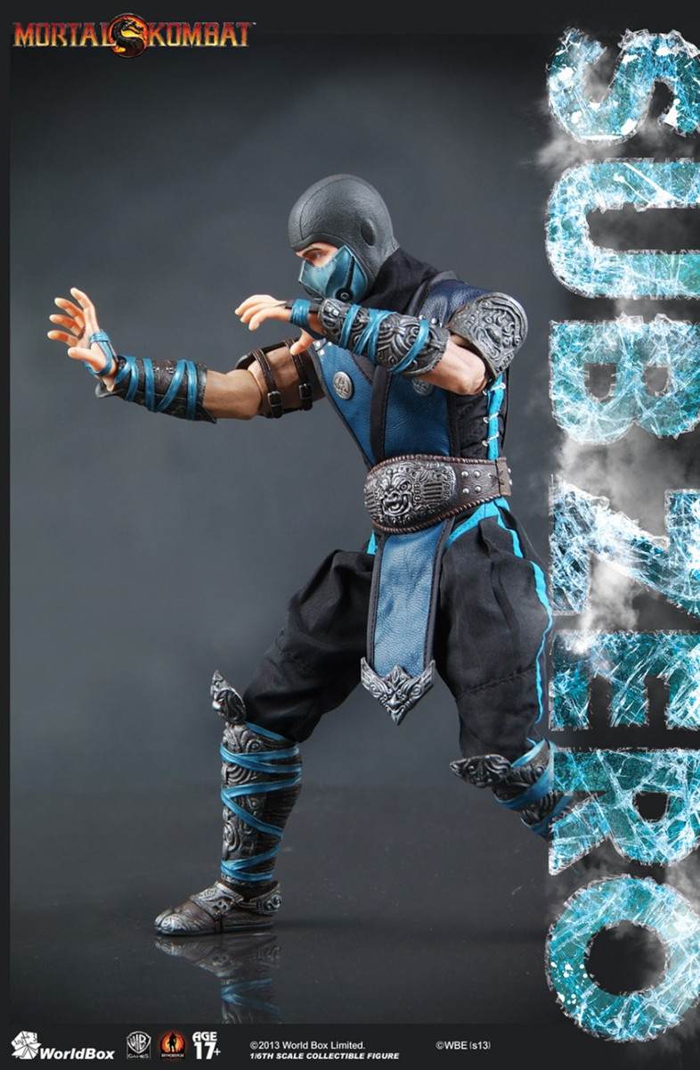 ゲームキャラクター WORLDBOX MORTAL KOMBAT 1/6 Worldbox 1/6 Mortal Kombat SUB-ZERO action figure - KGHobby Toys