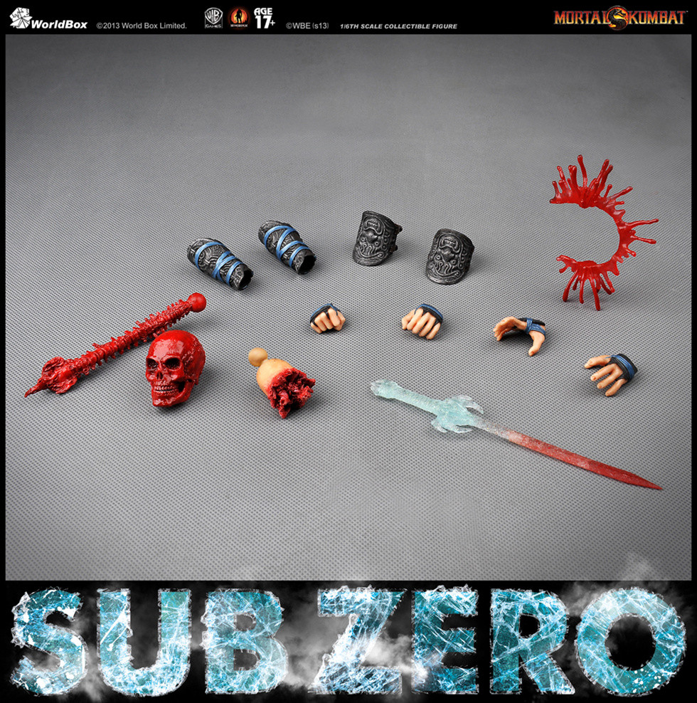 Worldbox 1/6 Mortal Kombat SUB-ZERO action figure - KGHobby Toys