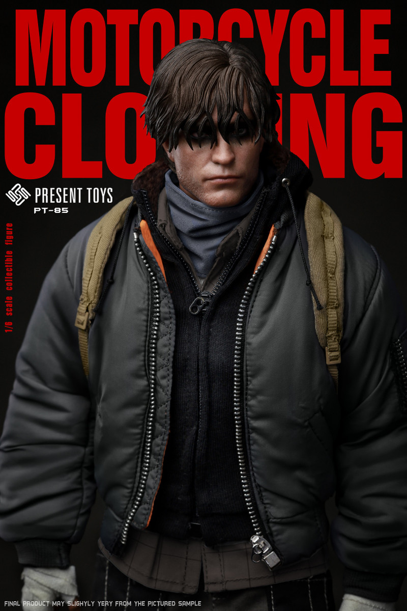 Present Toys SP85 1/6 Bruce Wayne Batman Motorcycle Clothing +