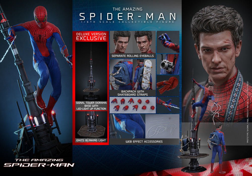 Hot Toys MMS772 The Amazing Spider-Man Deluxe Version Andrew