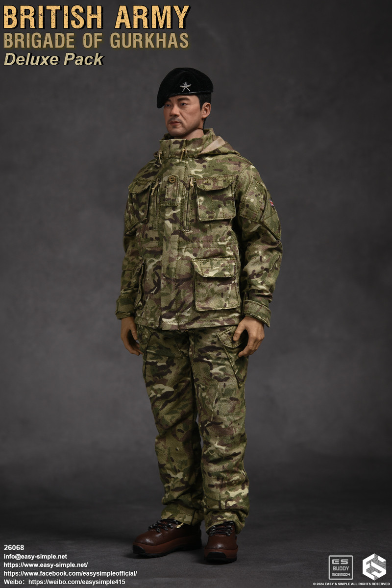 Easy&Simple 1/6 British Army Brigade of Gurkhas Deluxe Pack