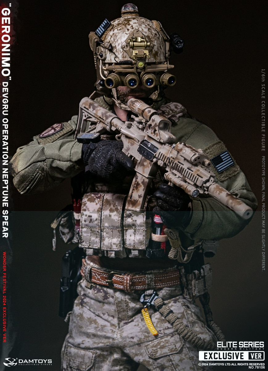 DAMTOYS GERONIMO 1/6 DEVGRU Operation Neptune Spear