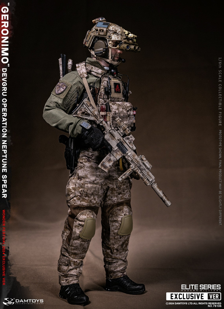 DAMTOYS GERONIMO 1/6 DEVGRU Operation Neptune Spear