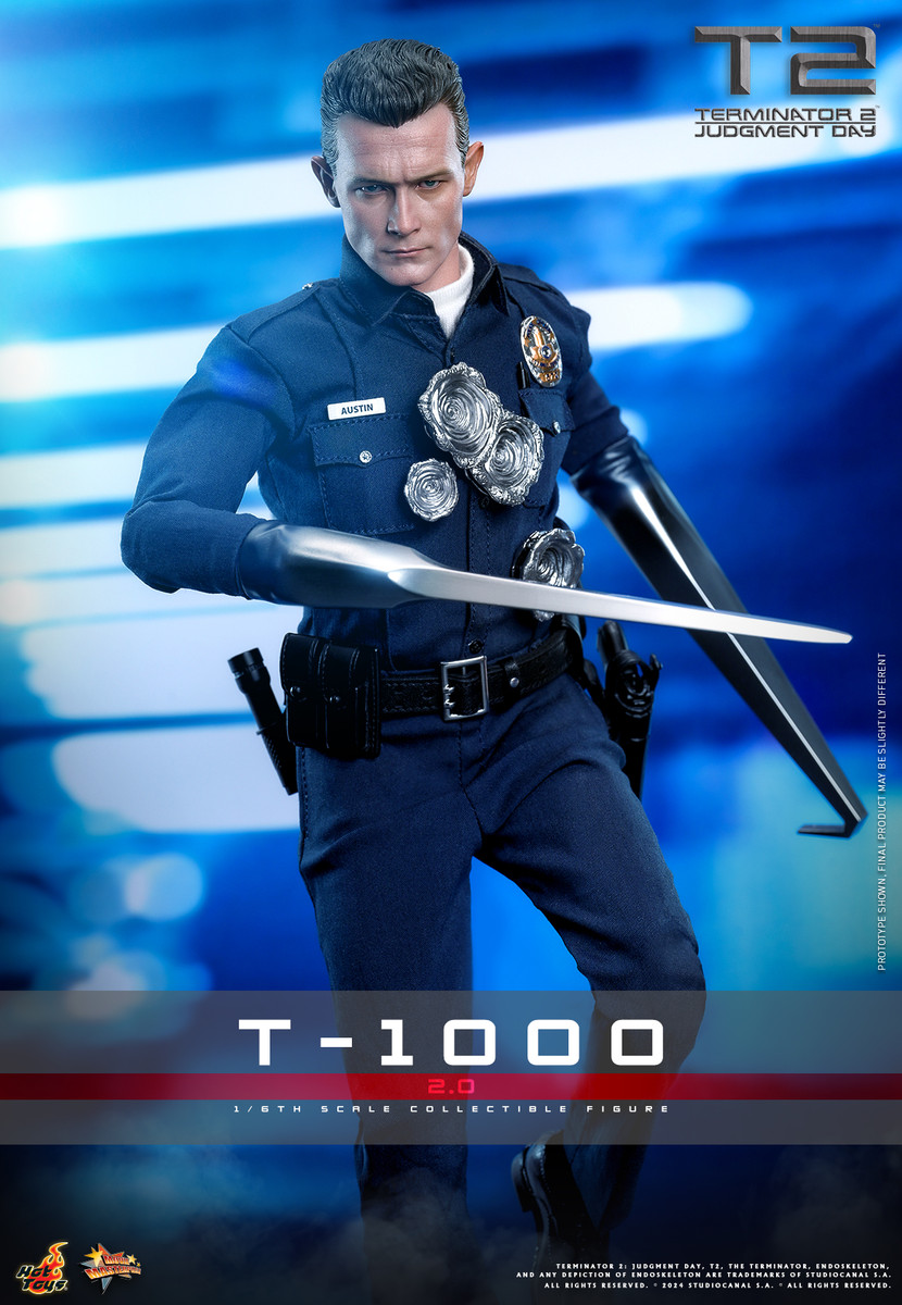 T-1000 (2.0) 1/6 Figure Hot Toys MMS774 Terminator 2