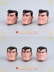 S-HERO P01 1/6 Scale Hero Head Sculpt set of 3