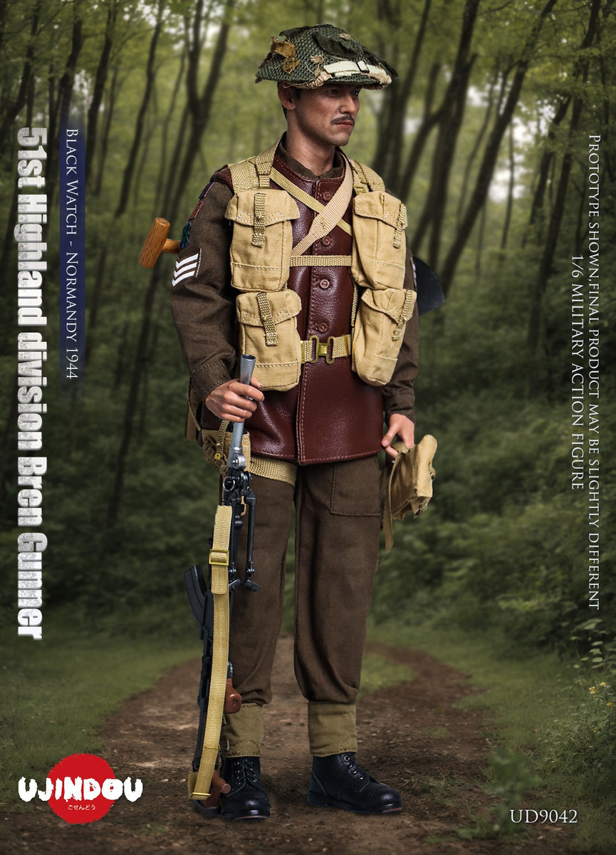 UJINDOU 1/6 51st Highland division Bren Gunner