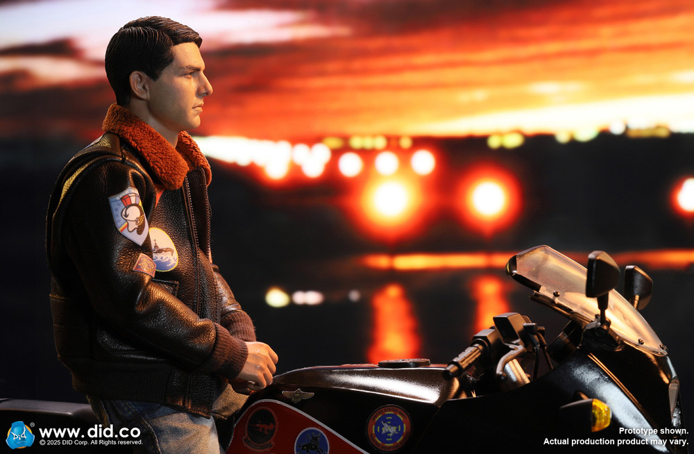 Figurine DID Corp 1/6 – Lieutenant Pete 'Maverick' Top Gun (MA80181) – 30,5 Cm, PVC/tissu