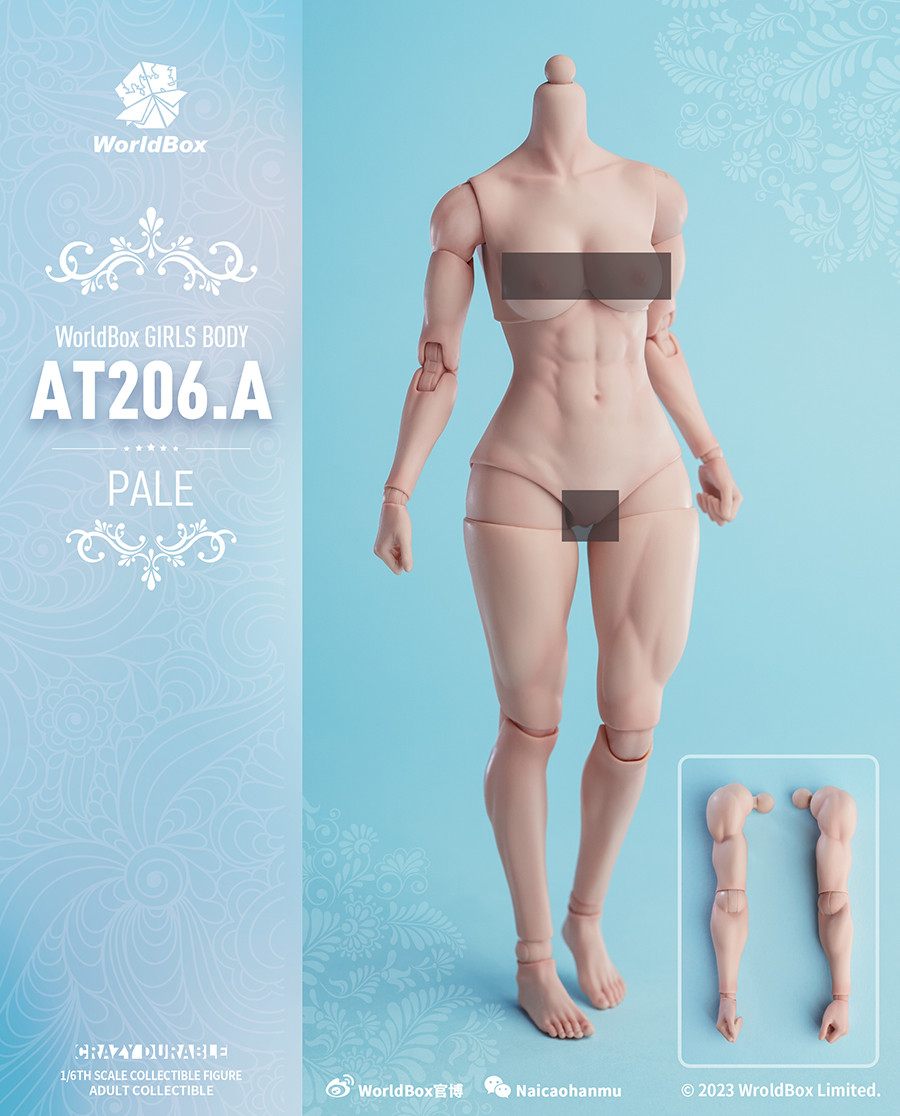 Worldbox AT206A 1/6 Muscular Female action figure body