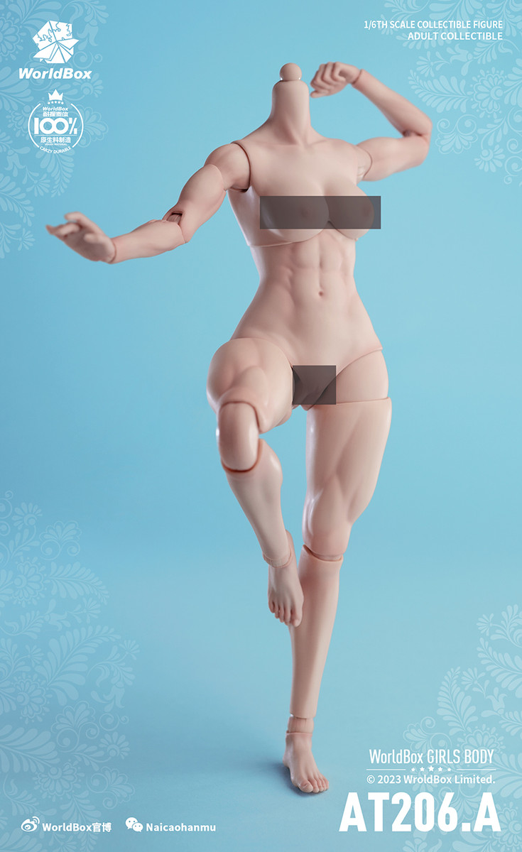 Worldbox AT206A 1/6 Muscular Female action figure body