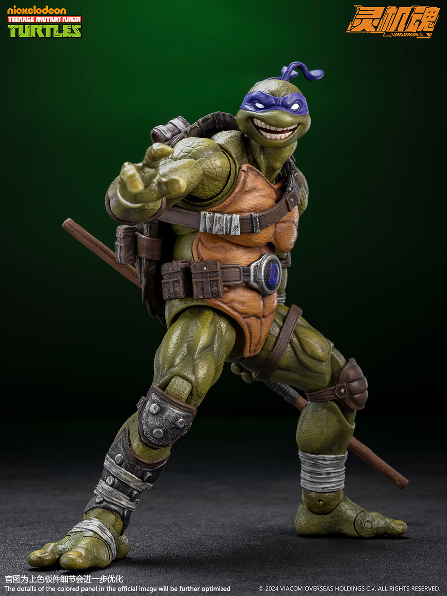 LINGJIHUN 1/12 Scale Donatello TMNT Ninja Turtles LJ002B