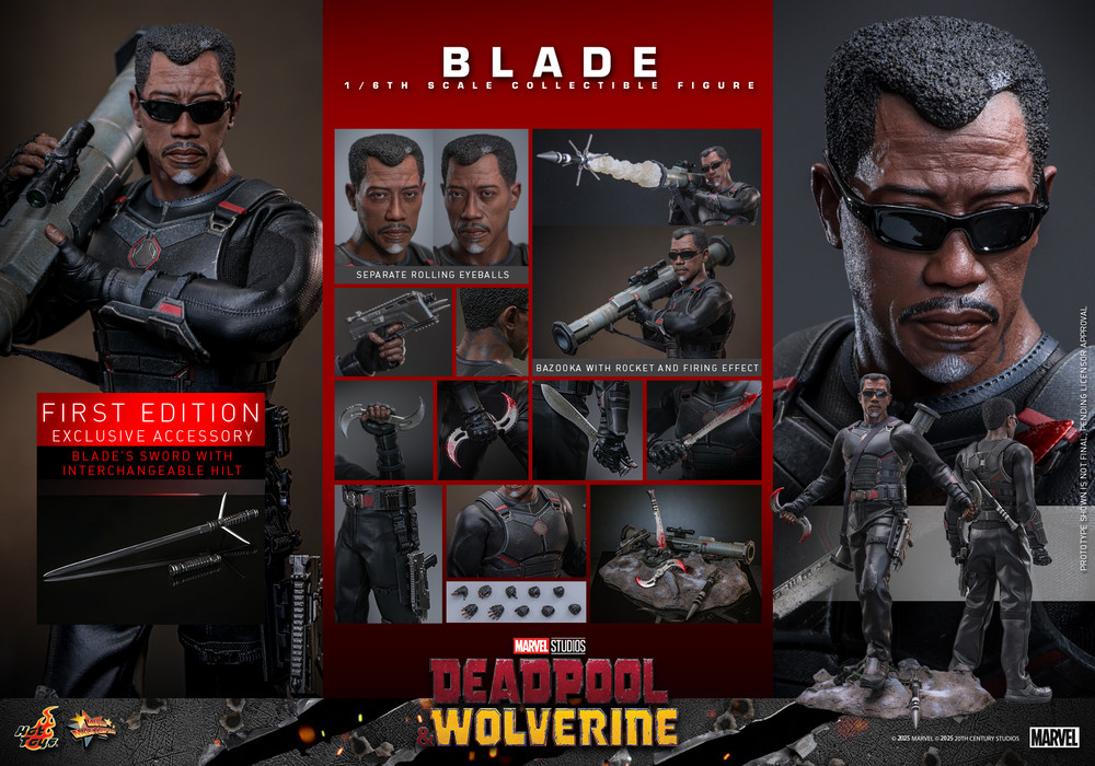 Hot Toys Blade MMS791 Deadpool & Wolverine