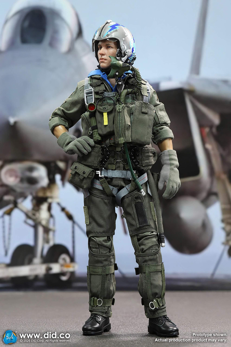 DID1/6 パイロット トムとニック MA80182 DID (MA80182) 1/6 Scale US Navy Fighter F-14 Pilot –Tom
