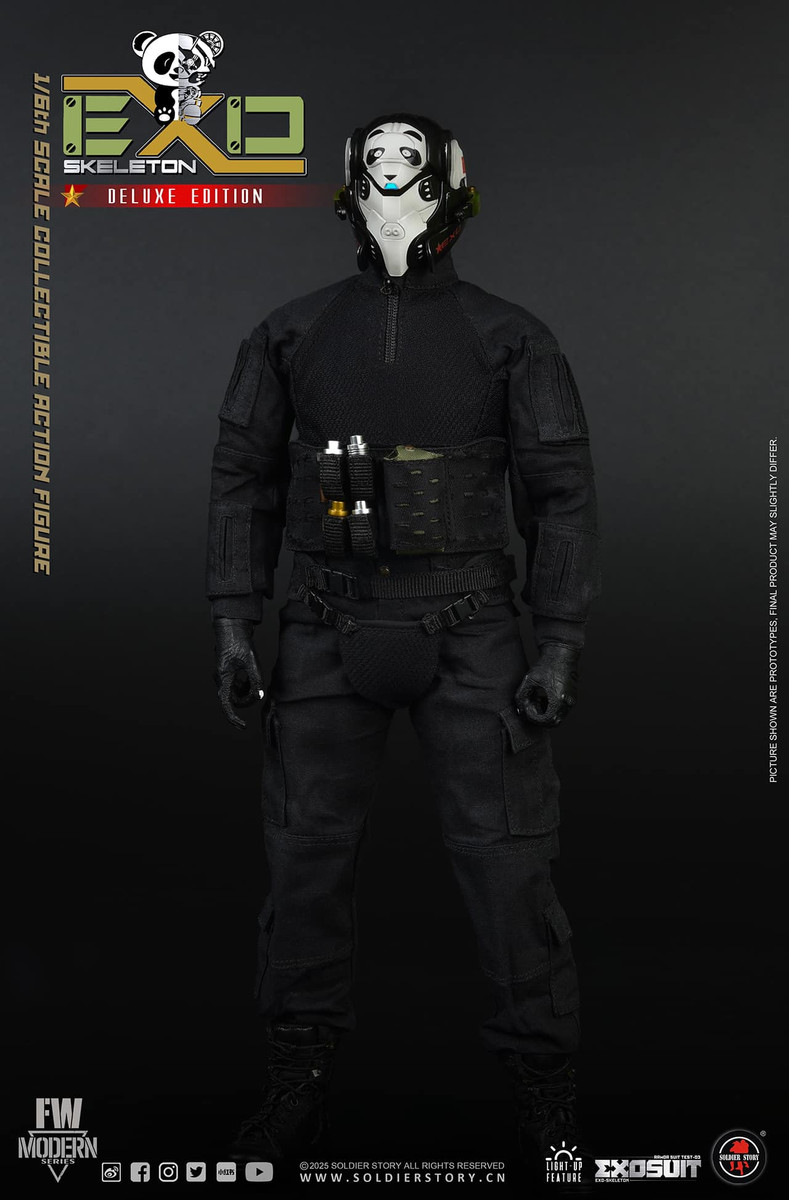 SOLDIER STORY SS142 1/6 Panda Division EXO-Skeleton Armor Suit