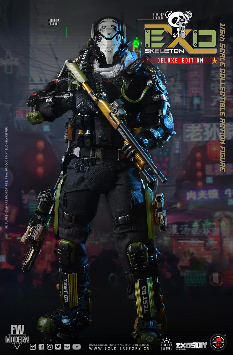 SOLDIER STORY SS142 1/6 Panda Division EXO-Skeleton Armor Suit