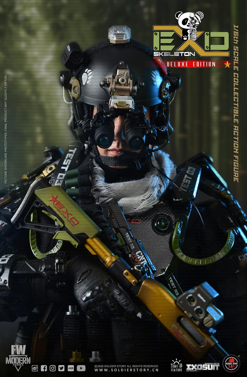 SOLDIER STORY SS142 1/6 Panda Division EXO-Skeleton Armor Suit