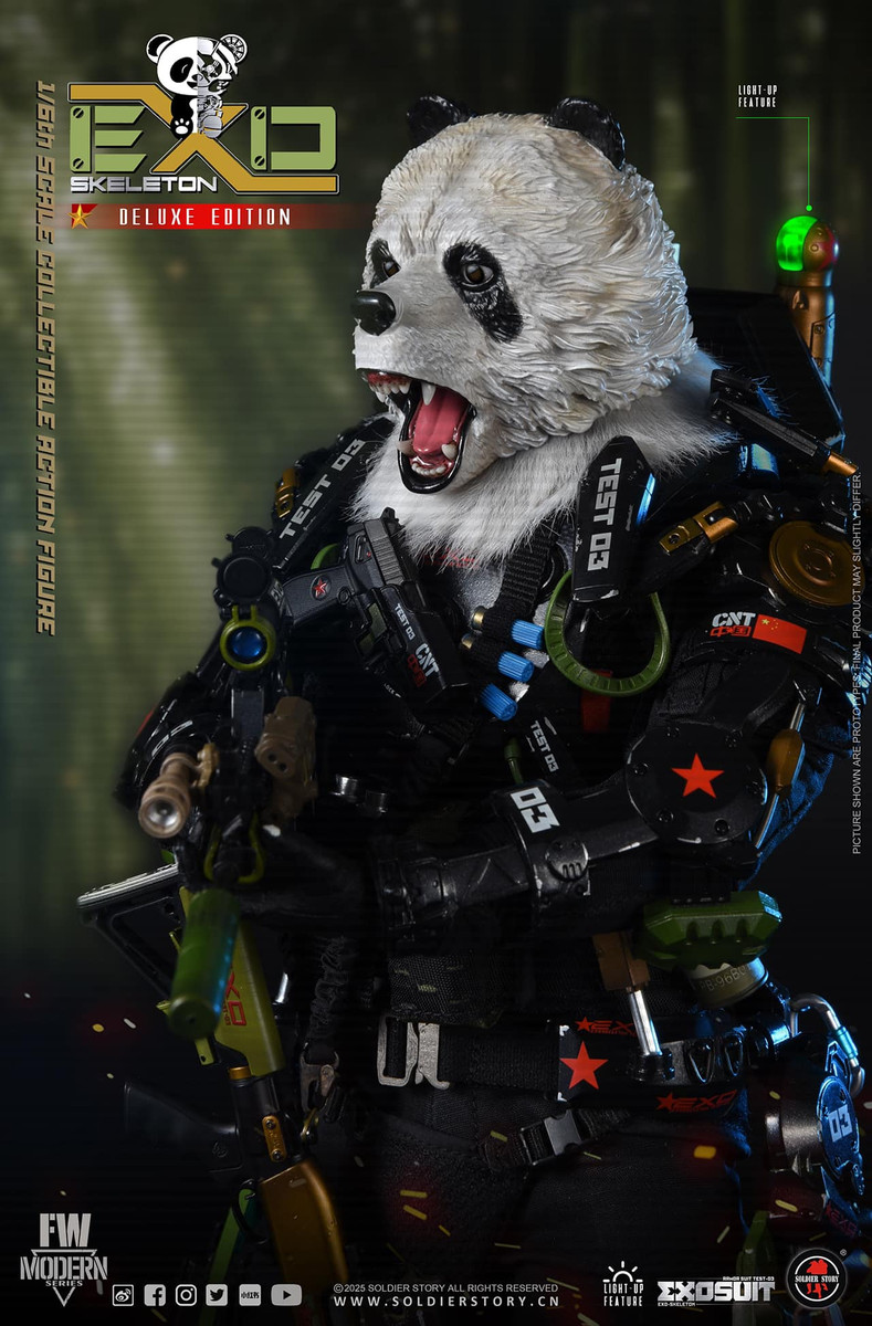 SOLDIER STORY SS142 1/6 Panda Division EXO-Skeleton Armor Suit