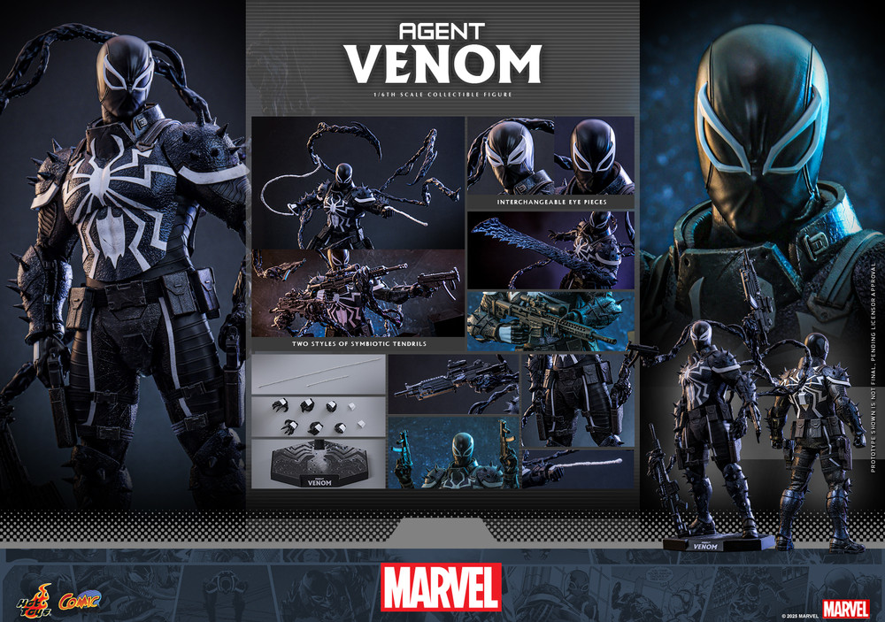 HOT TOYS 1/6th scale Agent Venom Marvel Comics CMS025