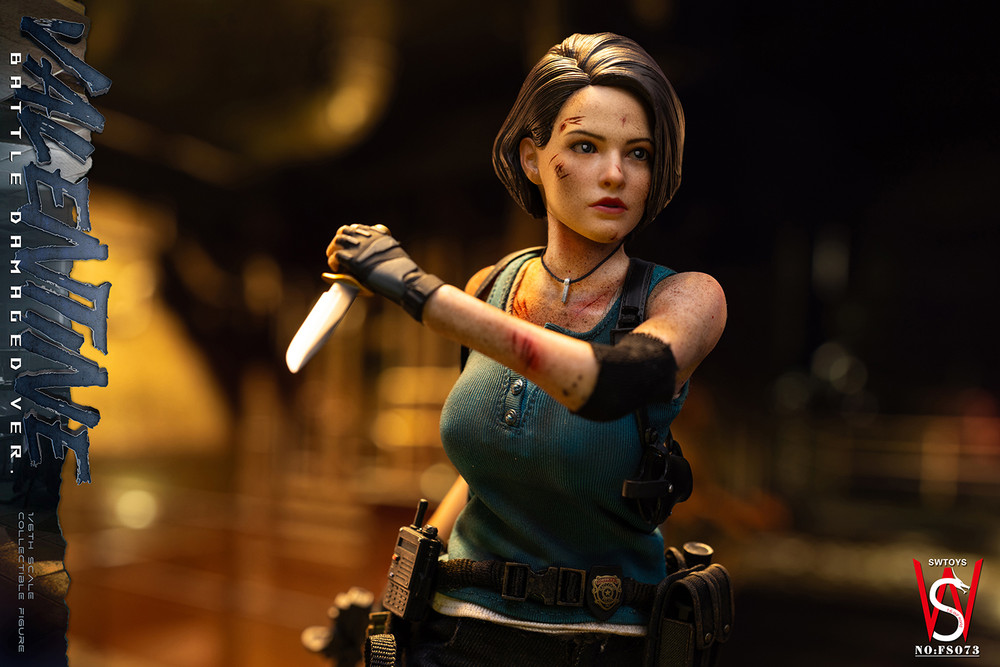 Battle Damaged Sixth Scale JILL Valentine RESIDENT EVIL Figure by