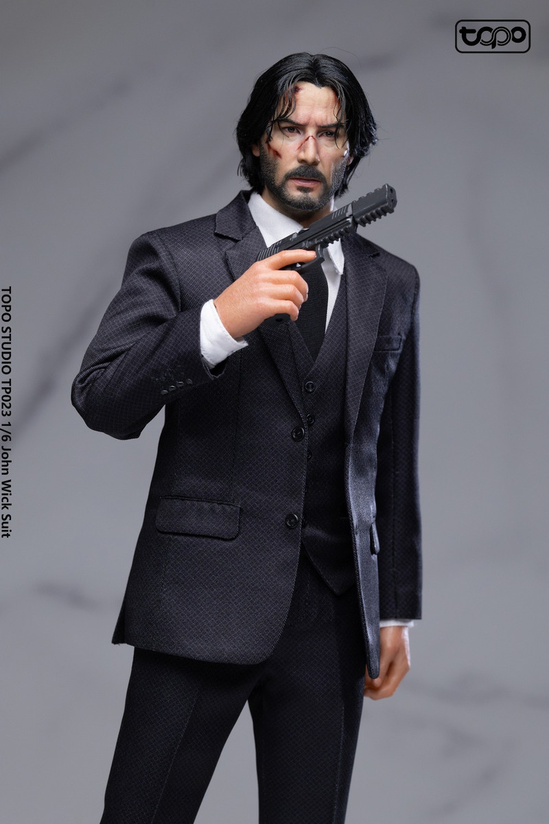 TOPO 1/6 scale John Wick Black Suit and Body TP023 | kghobby