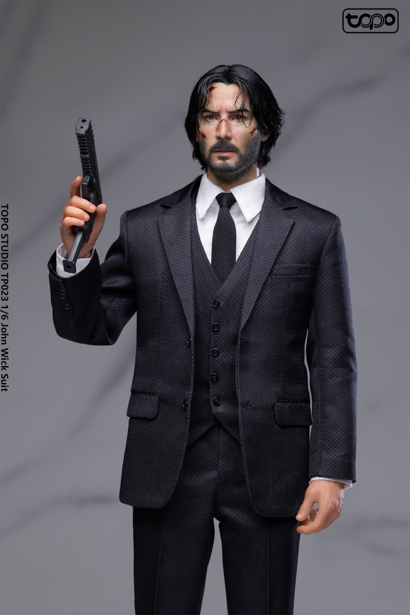 TOPO 1/6 scale John Wick Black Suit and Body TP023 | kghobby