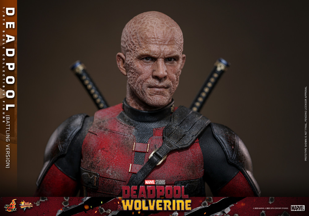 Sixth Scale Deadpool (Battling Version) MMS782 by Hot Toys