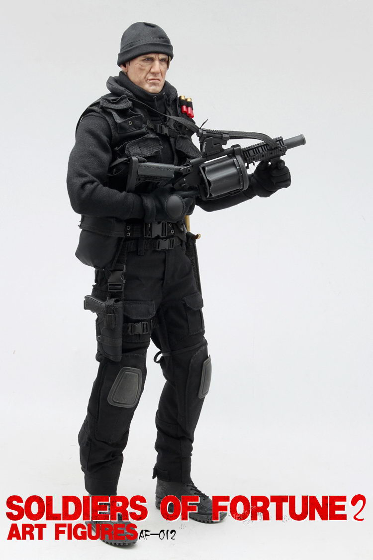 Art Figure-AF 012 Soldiers Of Fortune 2 1/6 action figure-Gunner Jensen  Expendables - KGHobby Toys and Models Store