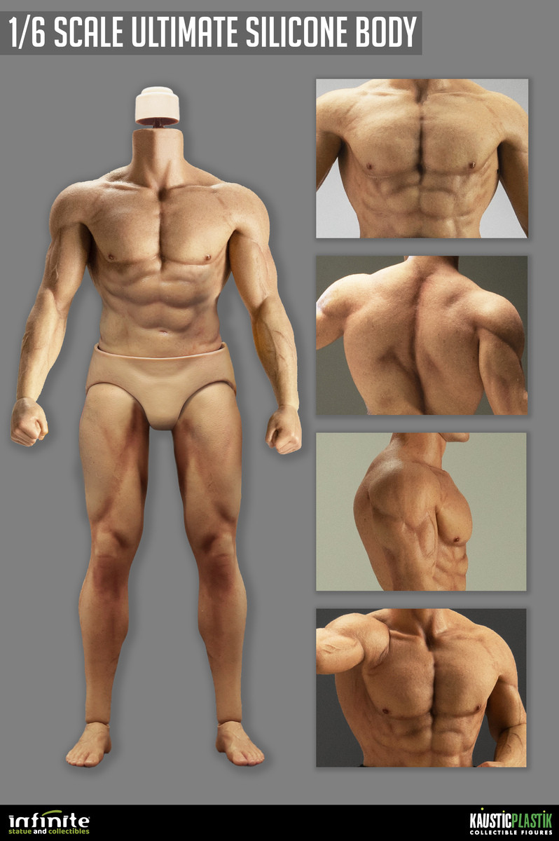 ULTIMATE 1/6 SCALE SILICONE BODY FOR ACTION FIGURES by Kaustic Plastik