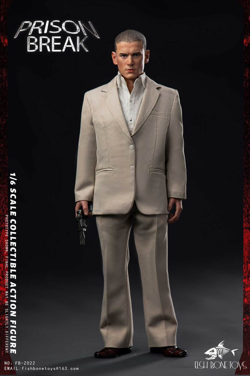 FISH BONE TOYS Prison Break Michael 1/6 Scale Figure |KGHobby