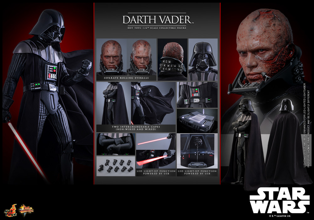 Hot Toys Darth Vader 1/6 Scale Figure Star Wars: Revenge of