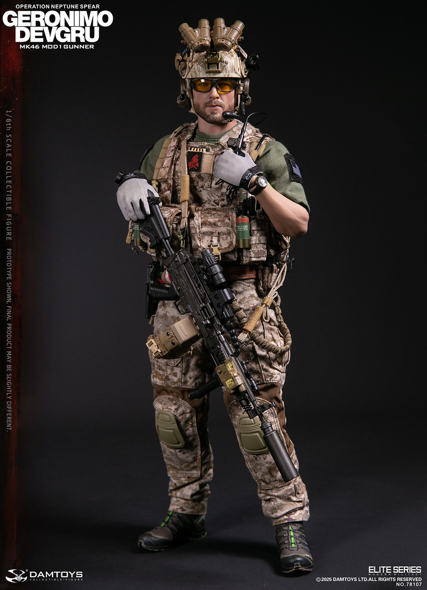 DAMTOYS 78107 - 1/6 DEVGRU Operation Neptune Spear “GERONIMO” MK46