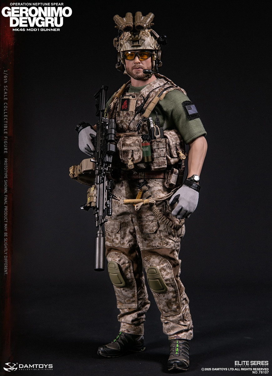 devgru frogman 無線用品 DAMTOYS 78107 - 1/6 DEVGRU Operation Neptune Spear “GERONIMO” MK46