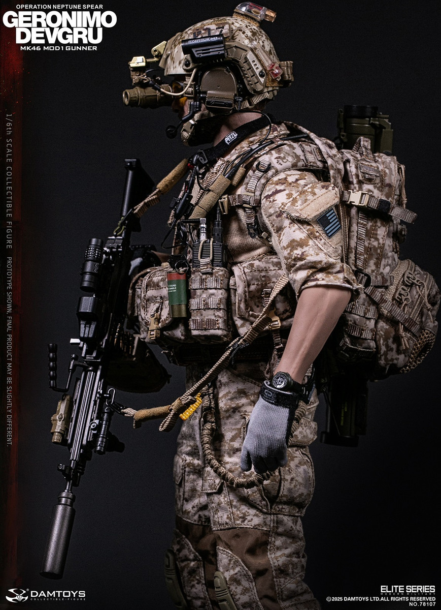 DAMTOYS 78107 - 1/6 DEVGRU Operation Neptune Spear “GERONIMO” MK46