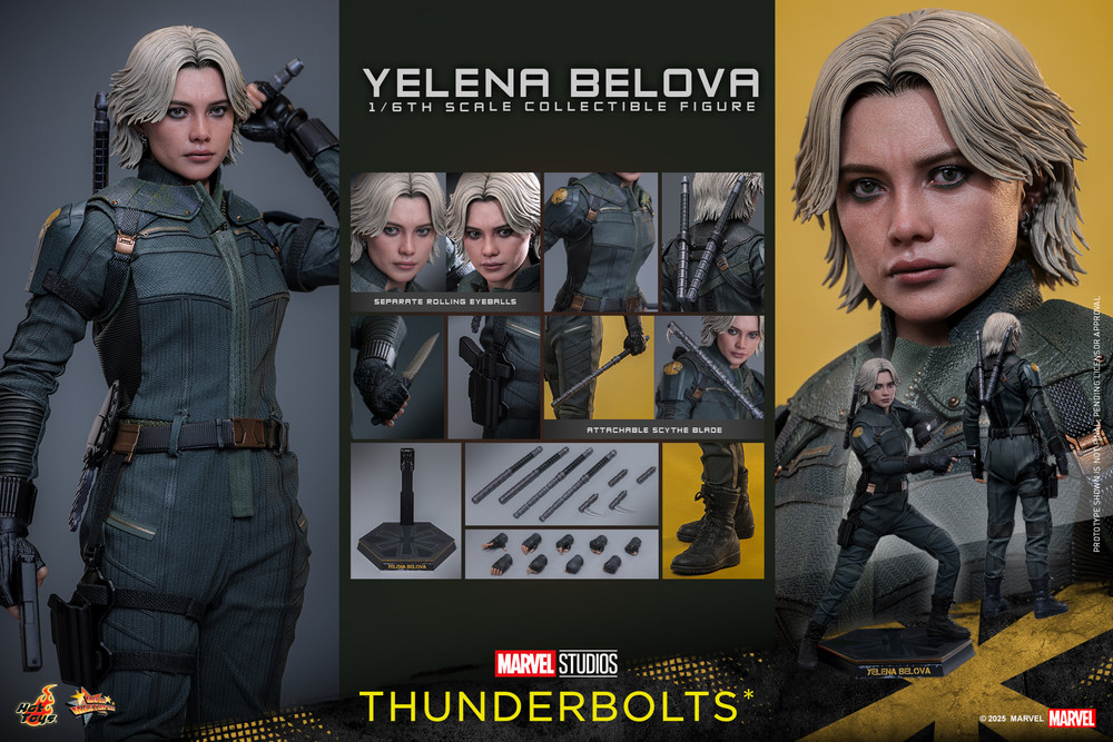 Hot Toys Yelena Belova MMS821 1/6 Scale Figure | KGHobby