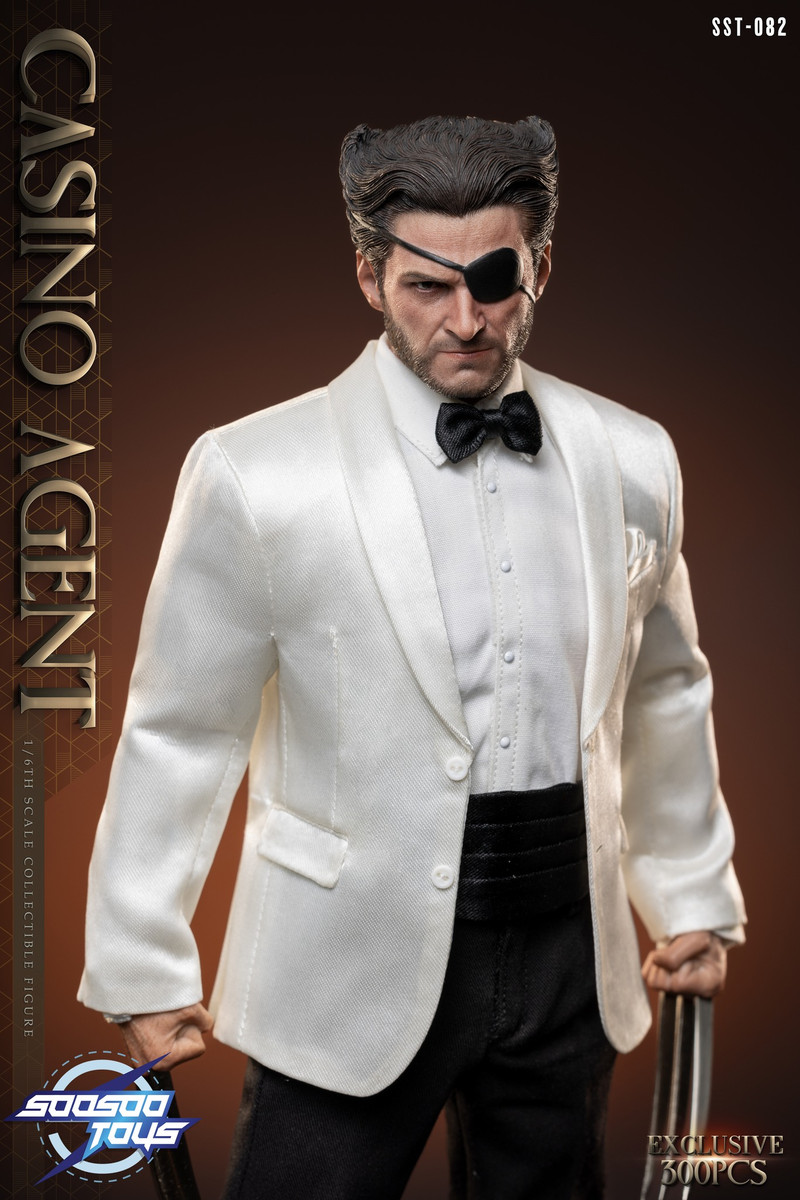 Soo-sootoys1/6 カジノ エージェント 300体限定 SST-082 SooSooToys SST082 Casino Agent 1/6 Scale Figure – Wolverine