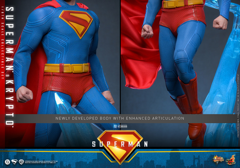 Hot Toys 1/6 Superman & Krypto Sixth Scale Figure Set - DC