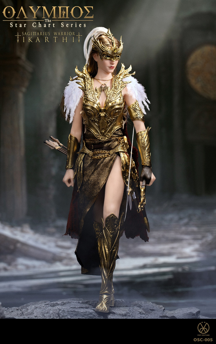 POP COSTUME 1/6 サジタリウス イカルティ台座 OCS-006-A POP COSTUME 1/6 Sagittarius Warrior Icarti Olympus-The Star Chart