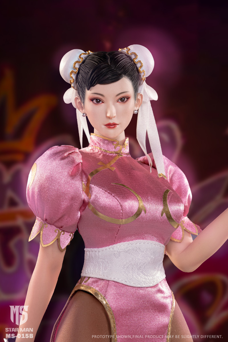 StarMan 1/6 Chun Li Female fighter Pink Version MS-015B