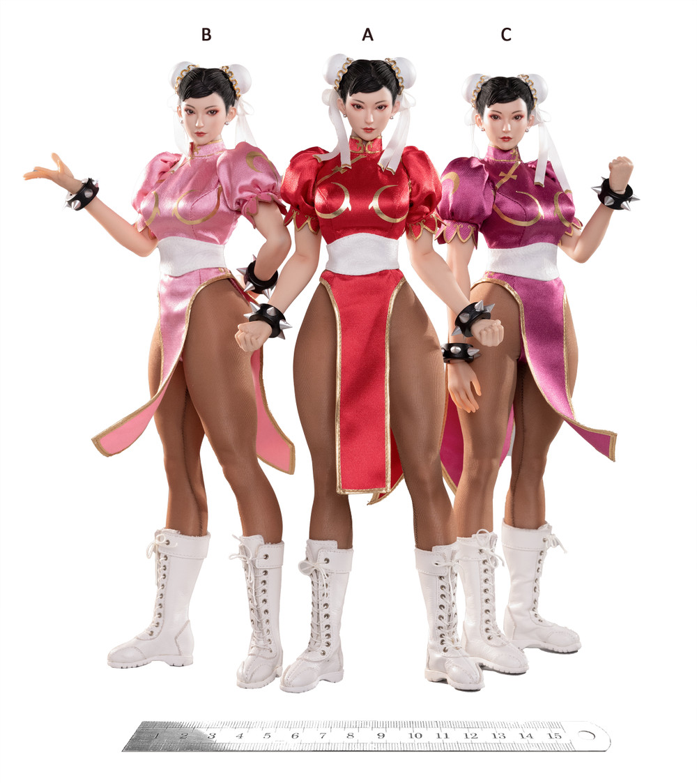 StarMan 1/6 Chun Li Female fighter Purple Version MS-015C