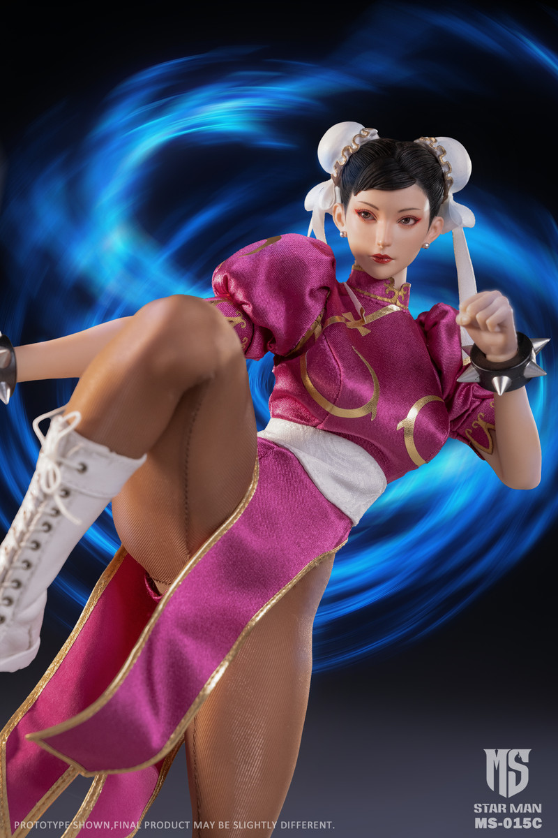 StarMan 1/6 Chun Li Female fighter Purple Version MS-015C