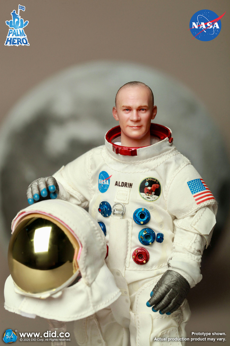 DID 1/12 Buzz Aldrin Action Figure Apollo 11 Astronaut