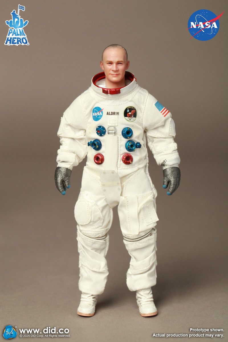 DID 1/12 Buzz Aldrin Action Figure Apollo 11 Astronaut