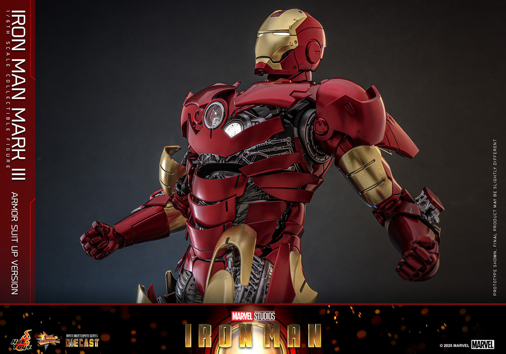 Hot Toys MMS825D72 Iron Man Mark III (Suit Up Version) – 1/6