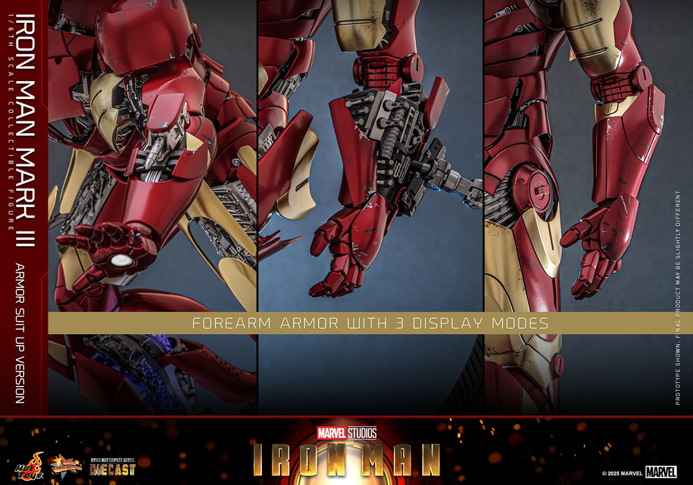 Hot Toys MMS825D72 Iron Man Mark III (Suit Up Version) – 1/6 Scale