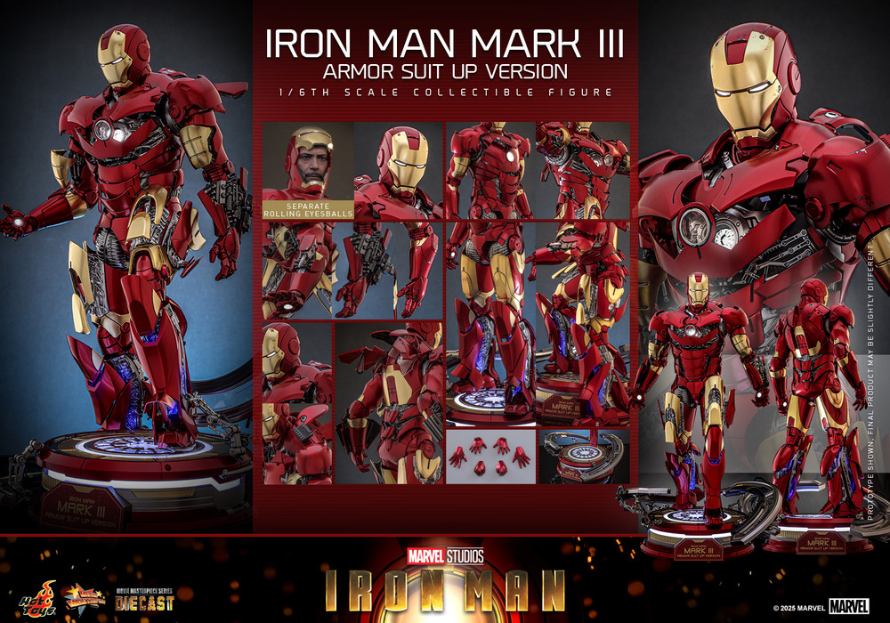 hot toysアイアンマン MARK III Iron Man Mark III (2.0) Sixth Scale Figure by Hot Toys