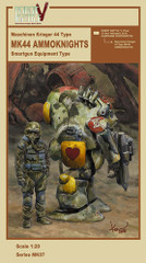 Hasegawa 1/20 Maschinen Krieger 44 Type MK44 Ammoknights - Smartgun Equipment Type & Fixed Armgun Type [Robot Battle V] 64107