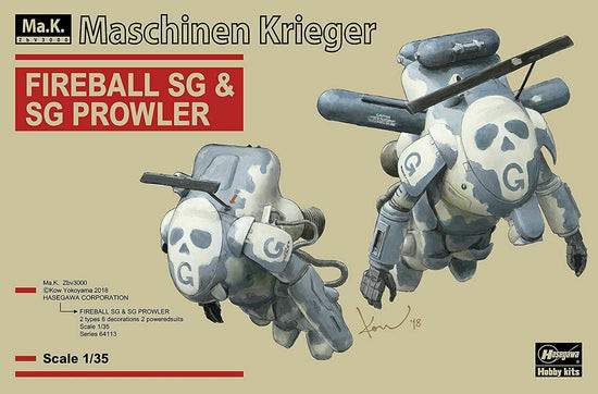 Hasegawa 1/35 Fireball SG & SG Prowler Maschinen Krieger SF3D