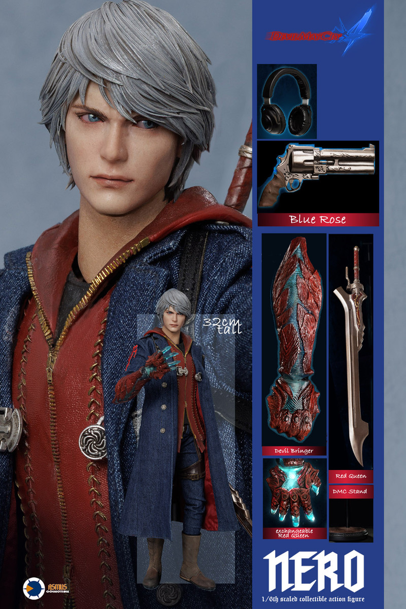 asmustoys デビルメイクライ ネロ1/6フィギュア デビルメイクライ5のネロの1/6スケール可動フィギュア♪】ASMUS