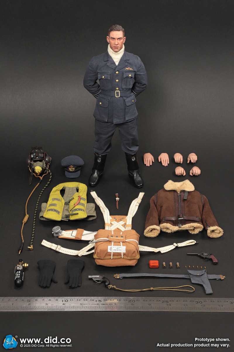 DID K80187 WWII British Pilot Tom 1/6 Scale Action Figure