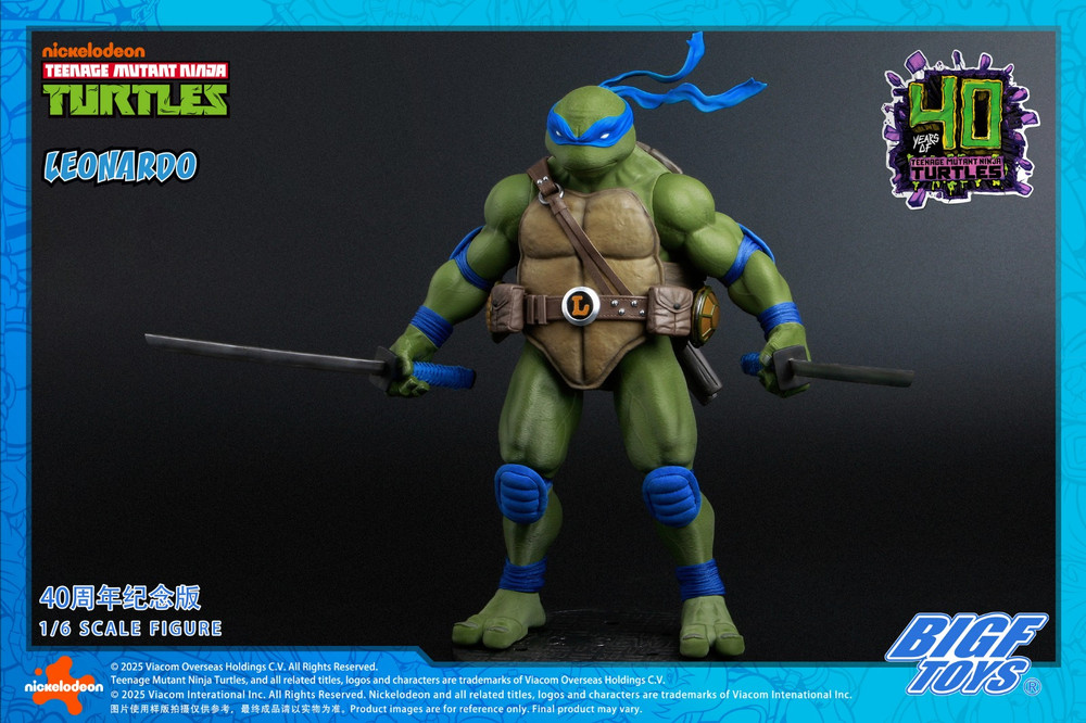 BIGFTOYS Teenage Mutant Ninja Turtles LEONARDO 1/6 Scale Figure
